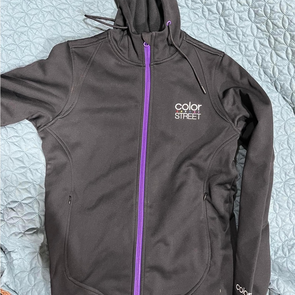 Color street hoodie zip up